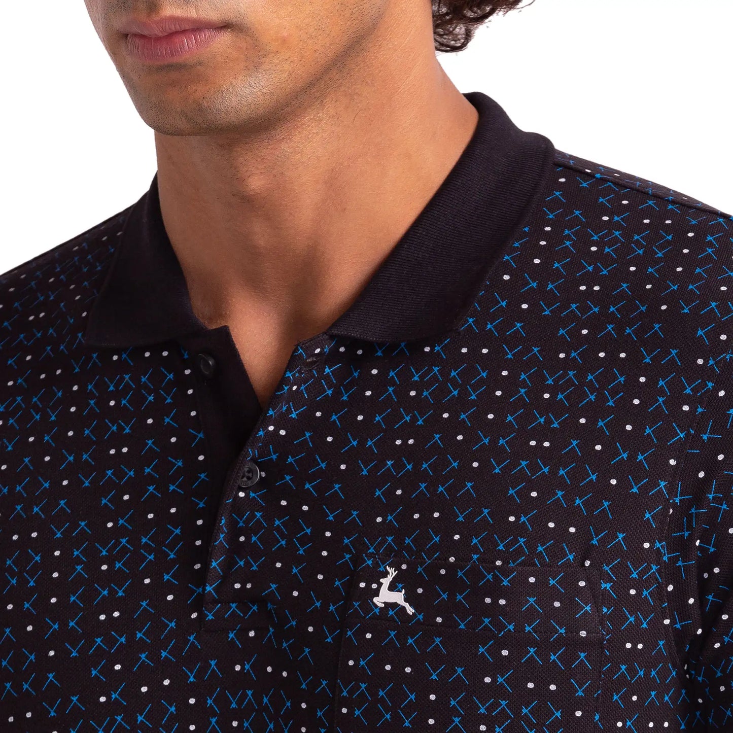 Men Regular Fit White Polo