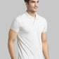 Men Regular Fit Blue T-Shirt
