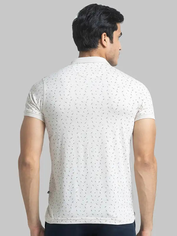 Men Regular Fit Blue T-Shirt