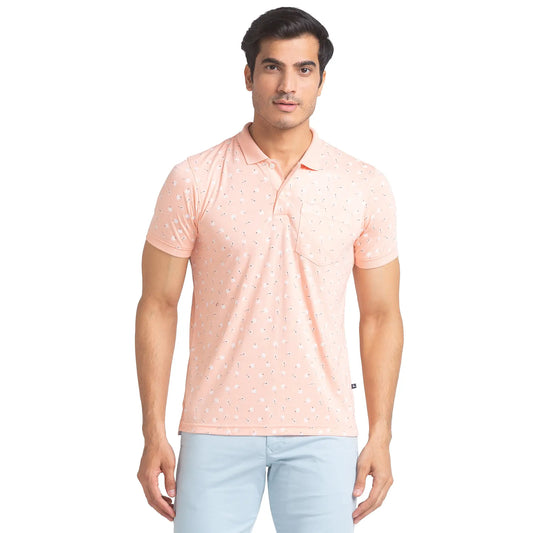 Men Regular Fit Blue Polo