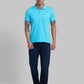 Men Regular Fit Blue T-Shirt