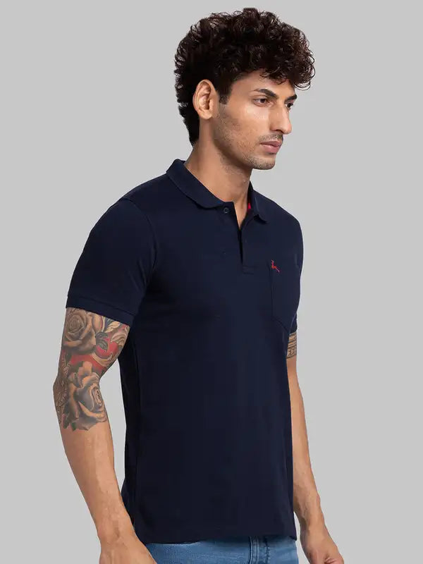 Men Regular Fit Grey T-Shirt