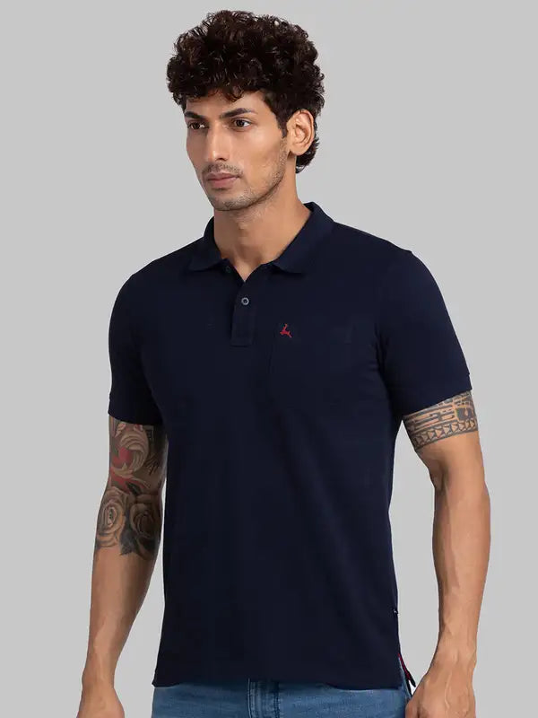 Men Regular Fit Grey T-Shirt
