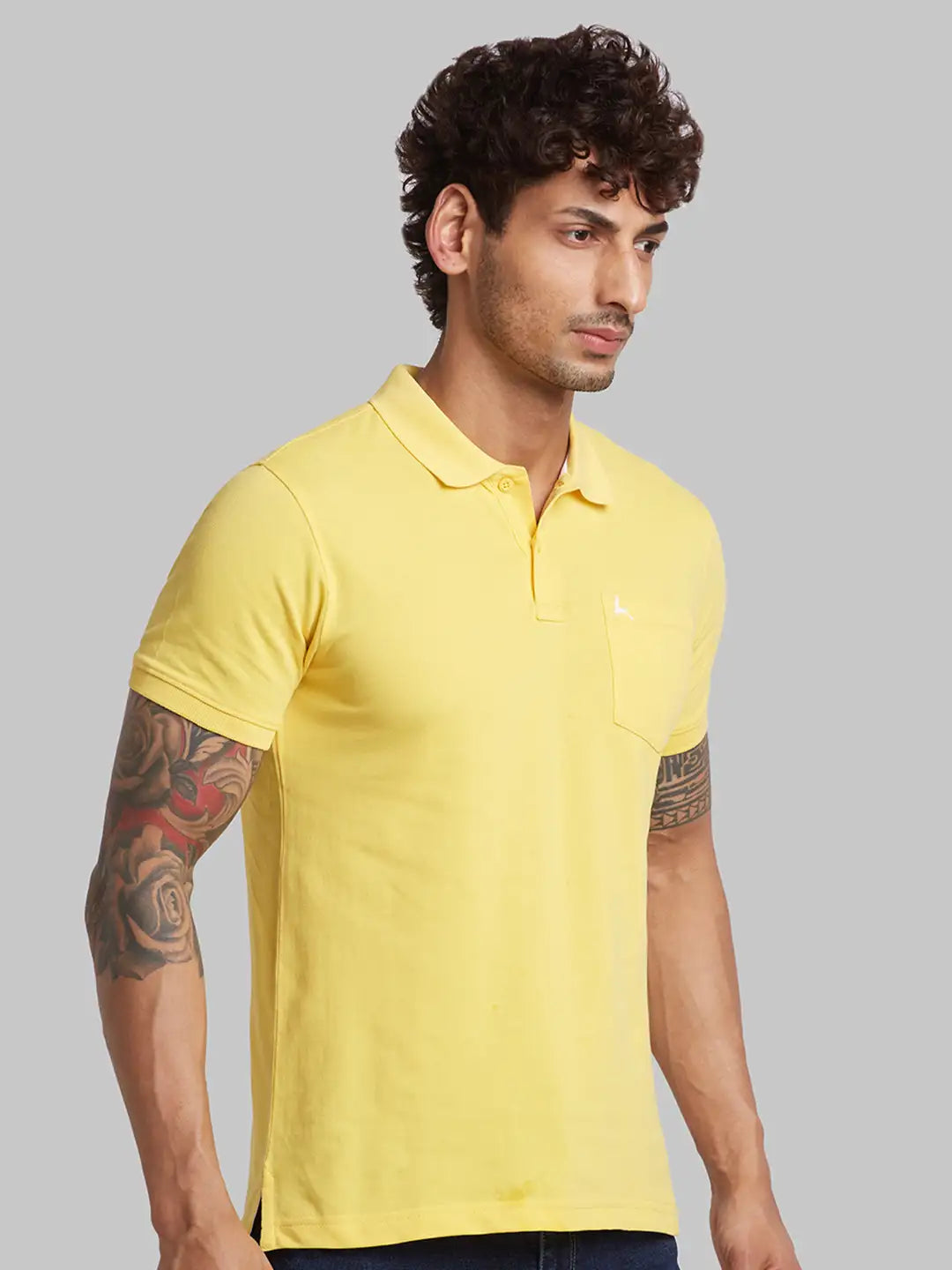 Men Blue Regular Fit Print Cotton T-Shirt