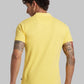 Men Blue Regular Fit Print Cotton T-Shirt