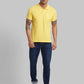 Men Blue Regular Fit Print Cotton T-Shirt