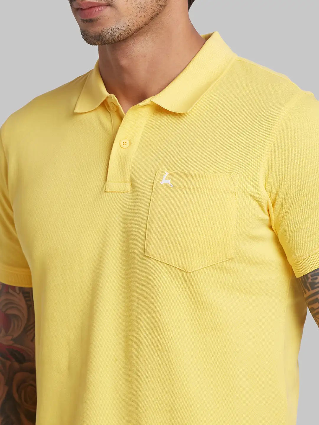 Men Blue Regular Fit Print Cotton T-Shirt