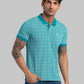 Men Red Regular Fit Print Cotton T-Shirt