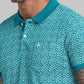 Men Red Regular Fit Print Cotton T-Shirt