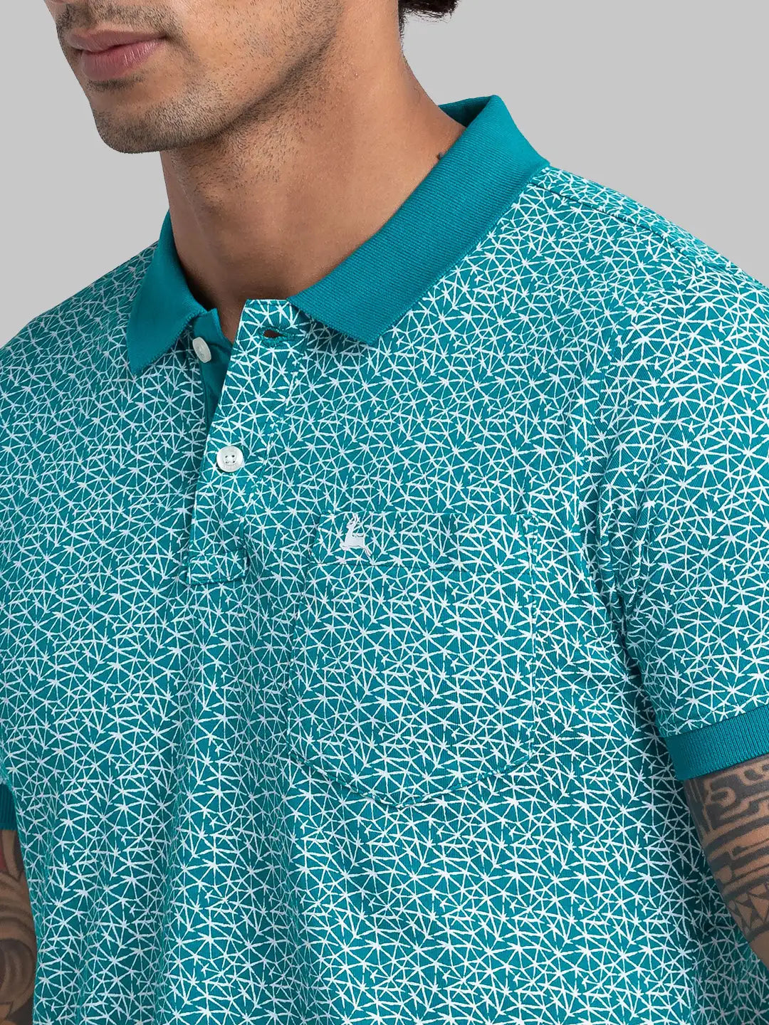 Men Red Regular Fit Print Cotton T-Shirt