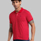 Men Blue Regular Fit Print Cotton Blend T-Shirt