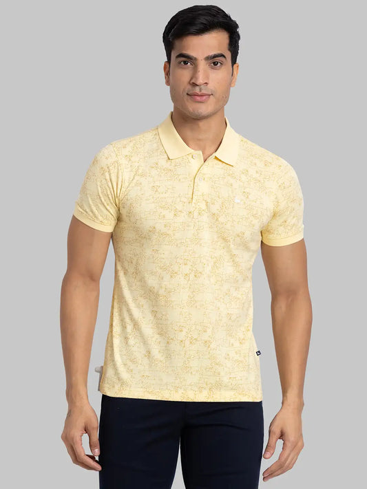Men Regular Fit Green T-Shirt
