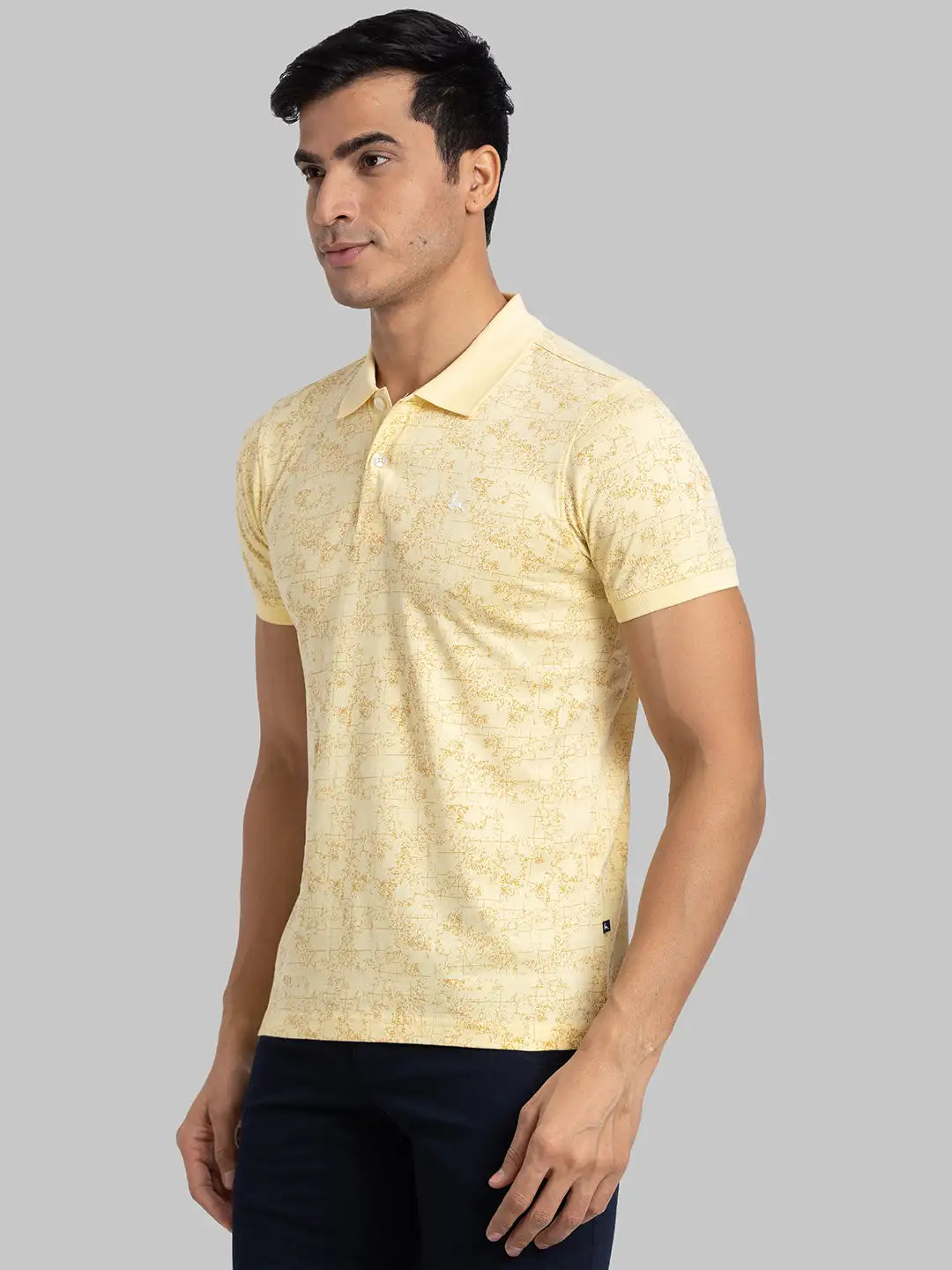 Men Regular Fit Green T-Shirt