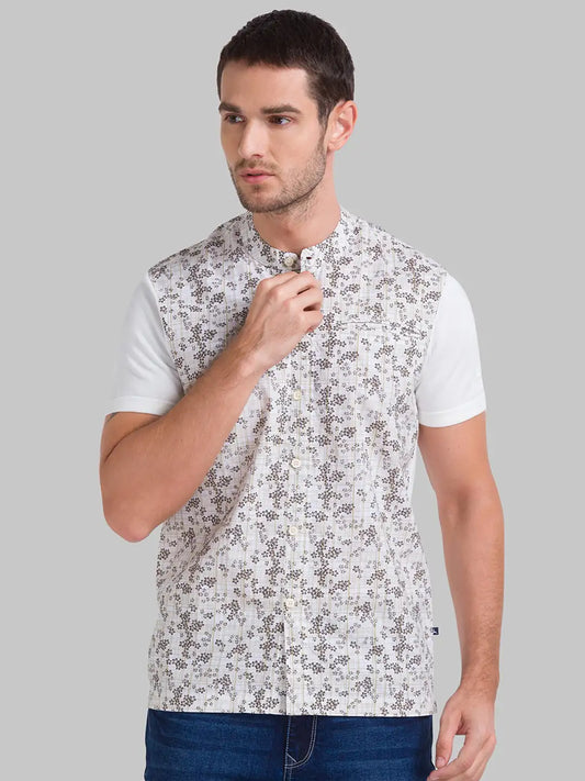 Men Regular Fit Fawn T-Shirt