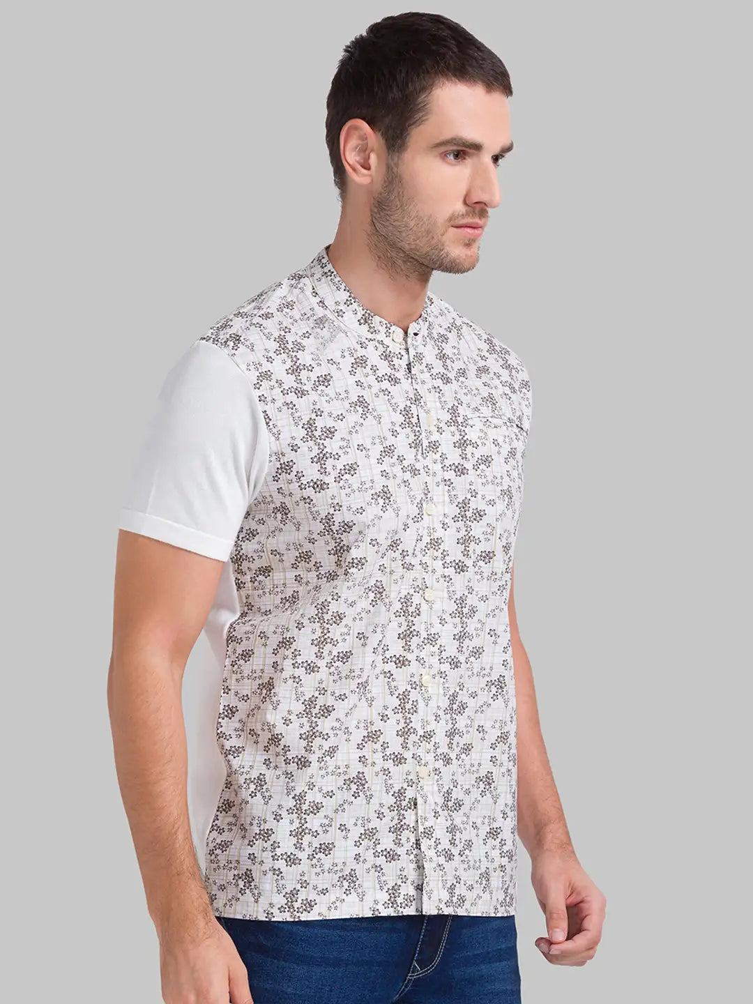 Men Regular Fit Fawn T-Shirt