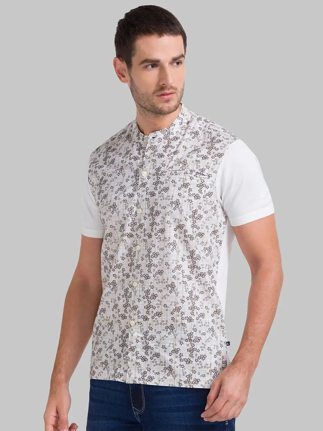 Men Regular Fit Fawn T-Shirt