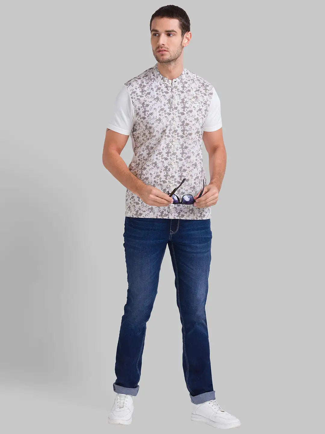 Men Regular Fit Fawn T-Shirt
