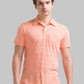 Men Regular Fit Light Yellow Polo