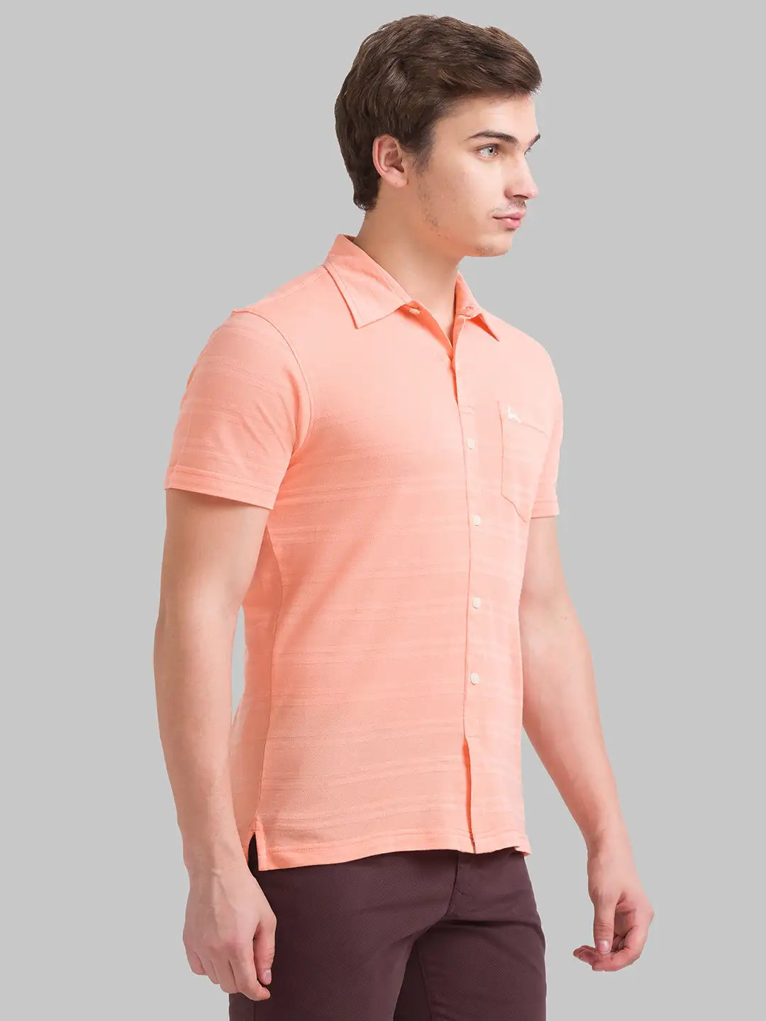 Men Regular Fit Light Yellow Polo