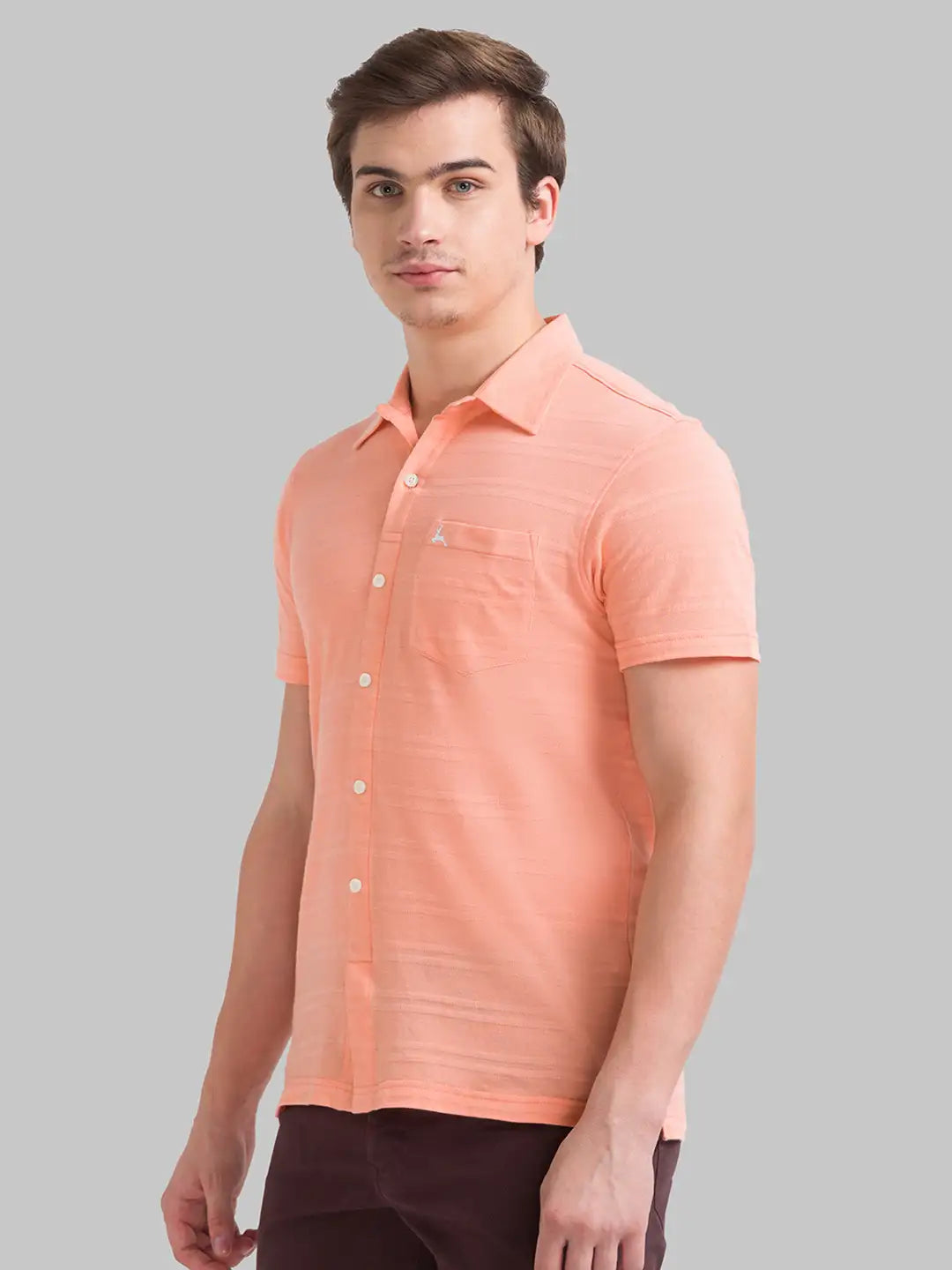 Men Regular Fit Light Yellow Polo