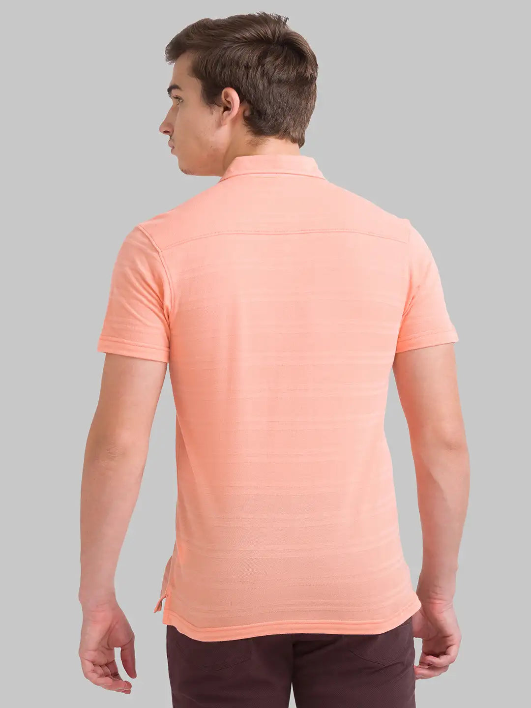Men Regular Fit Light Yellow Polo