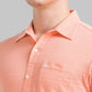 Men Regular Fit Light Yellow Polo