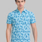 Men Regular Fit Light Green Polo