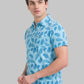 Men Regular Fit Light Green Polo