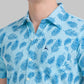 Men Regular Fit Light Green Polo
