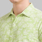 Men Slim Fit Light Fawn Shirt
