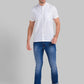 Men Tailored Fit Grey Chinos