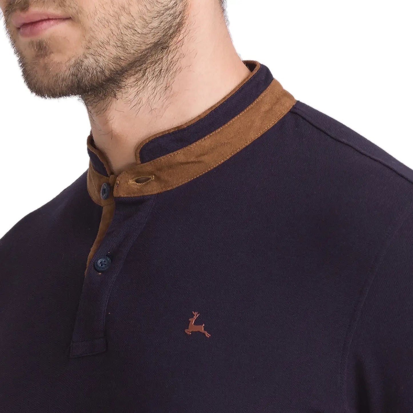 Men Slim Fit Medium Orange T-Shirt