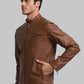 Men Regular Fit Black Jacket