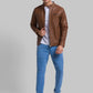 Men Regular Fit Black Jacket