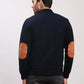 Parx Men Black Solid Acrylic Full Sleeve Jackets