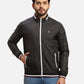 Parx Men Green Solid Polyester Full Sleeve Jacket
