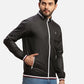 Parx Men Green Solid Polyester Full Sleeve Jacket