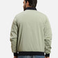 Parx Men Green Solid Polyester Full Sleeve Jacket