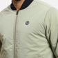 Parx Men Green Solid Polyester Full Sleeve Jacket