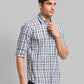 Men Slim Fit Light Green Shirt