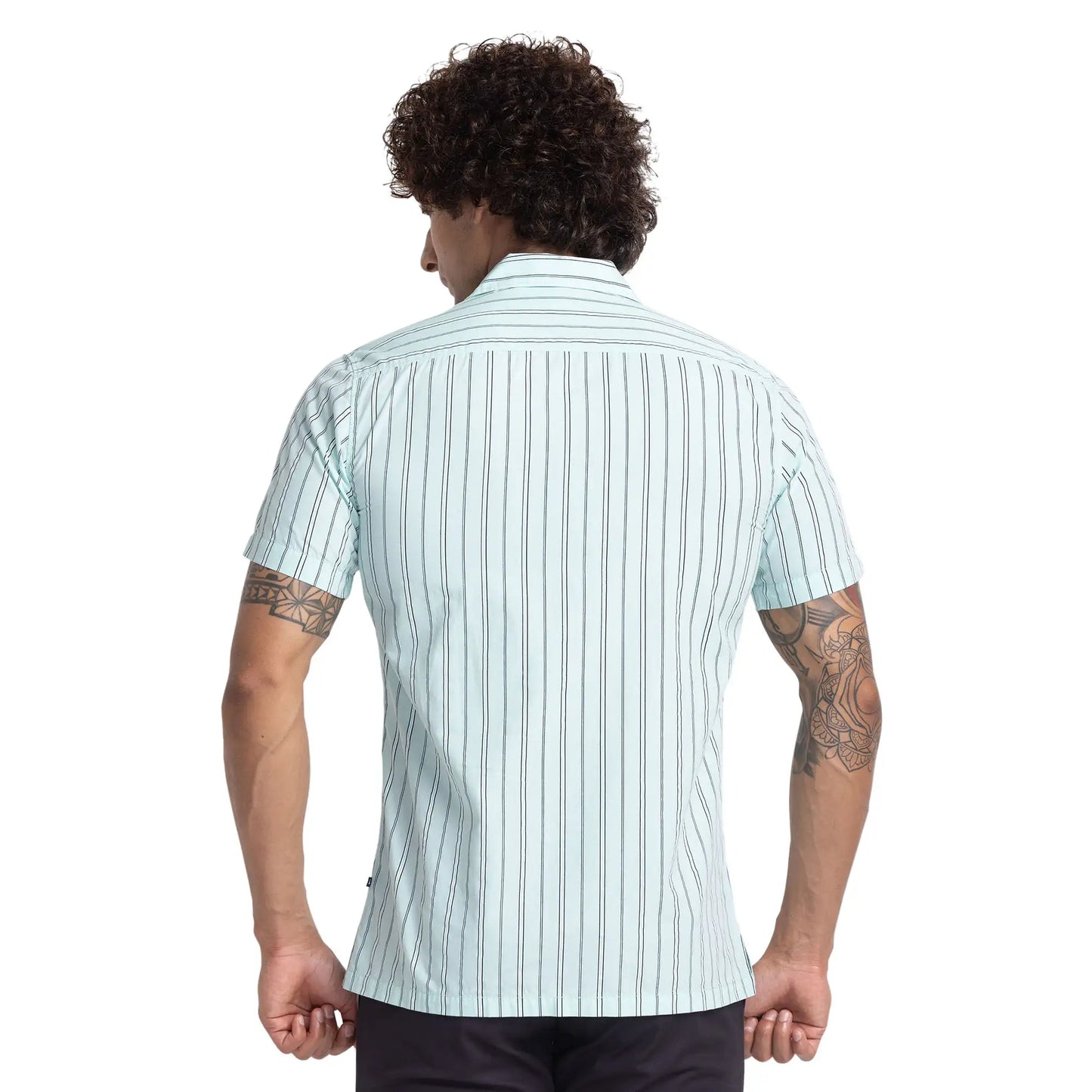 Men Regular Fit Green Shirt