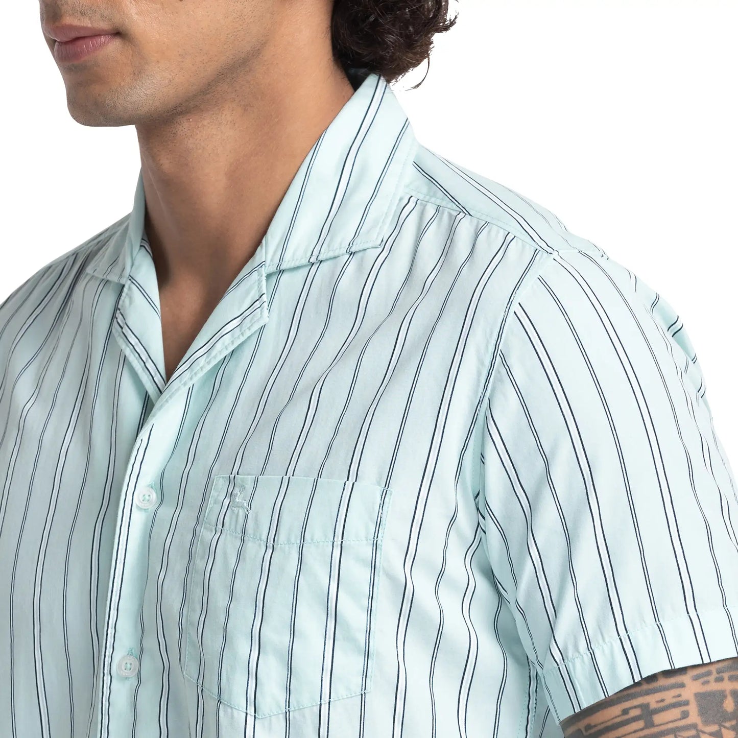 Men Regular Fit Green Shirt