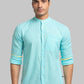 Men Slim Fit Blue Shirt