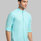 Men Slim Fit Blue Shirt