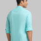 Men Slim Fit Blue Shirt