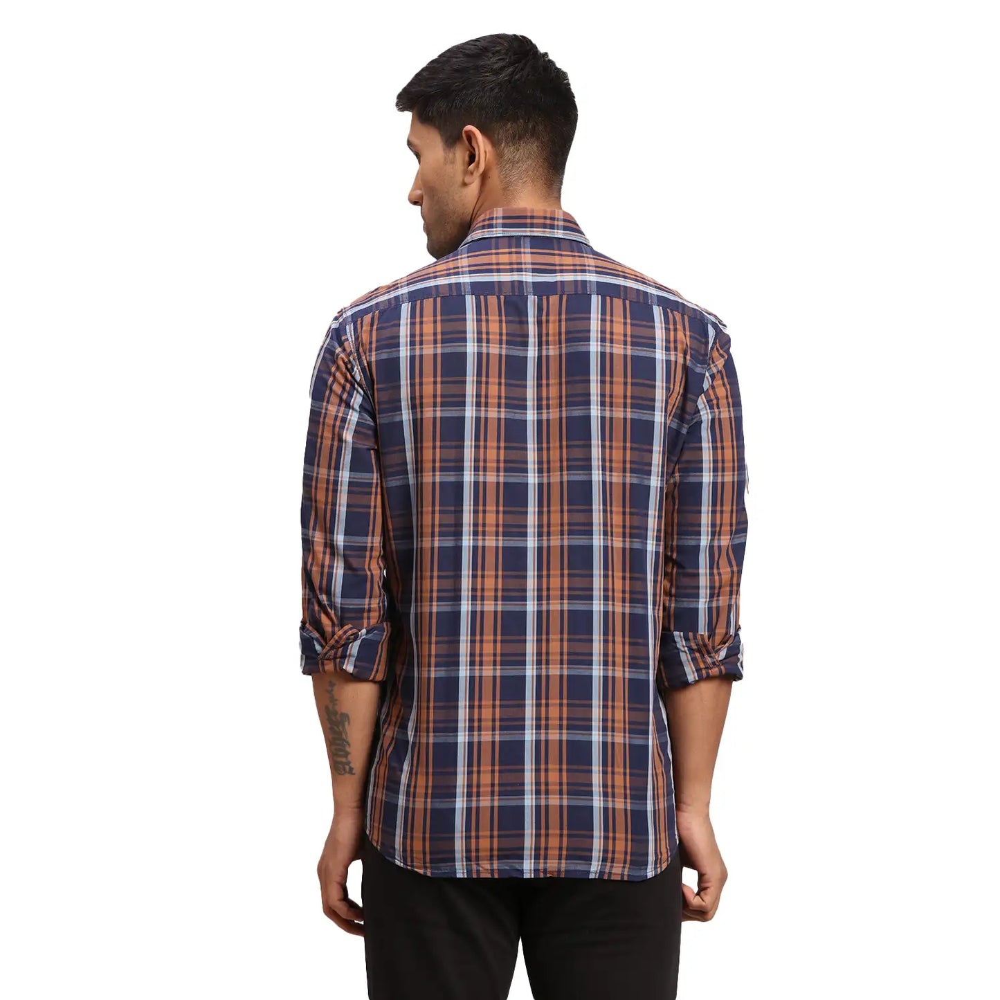Men Slim Fit Light Pink Shirt
