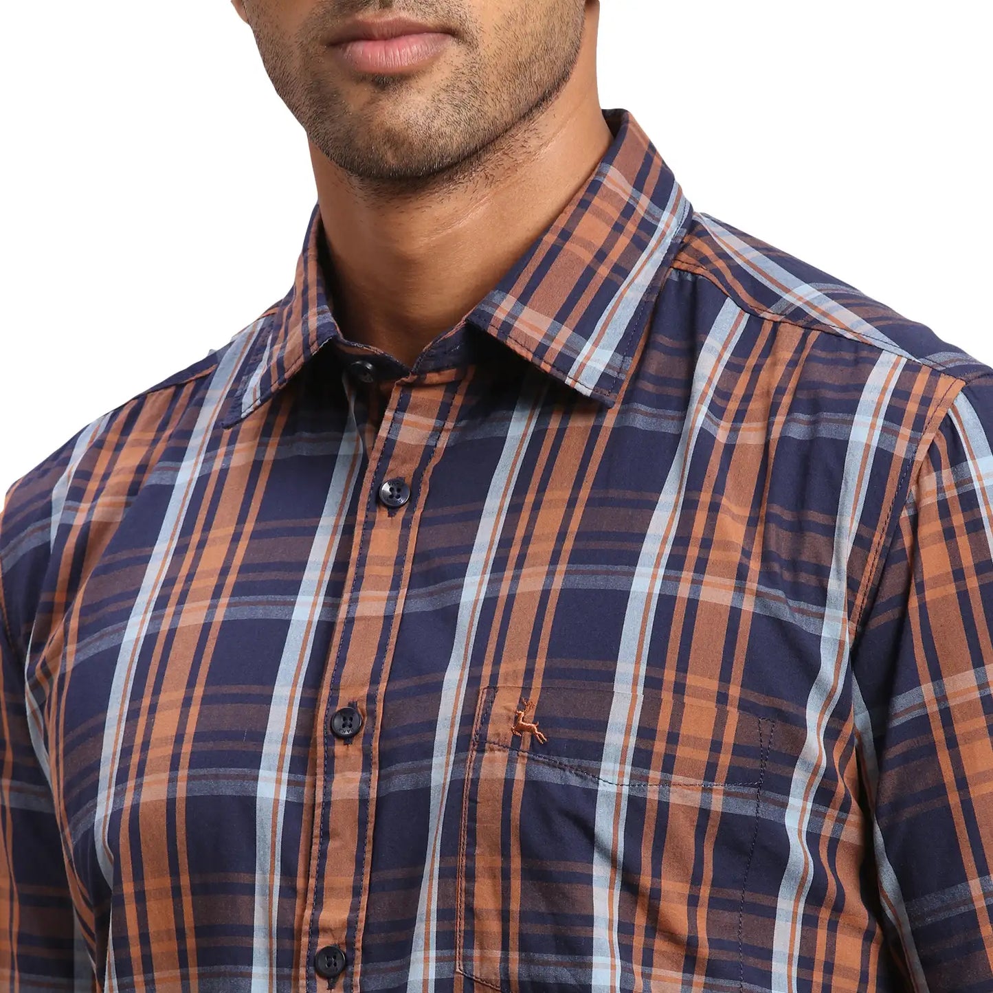 Men Slim Fit Light Pink Shirt