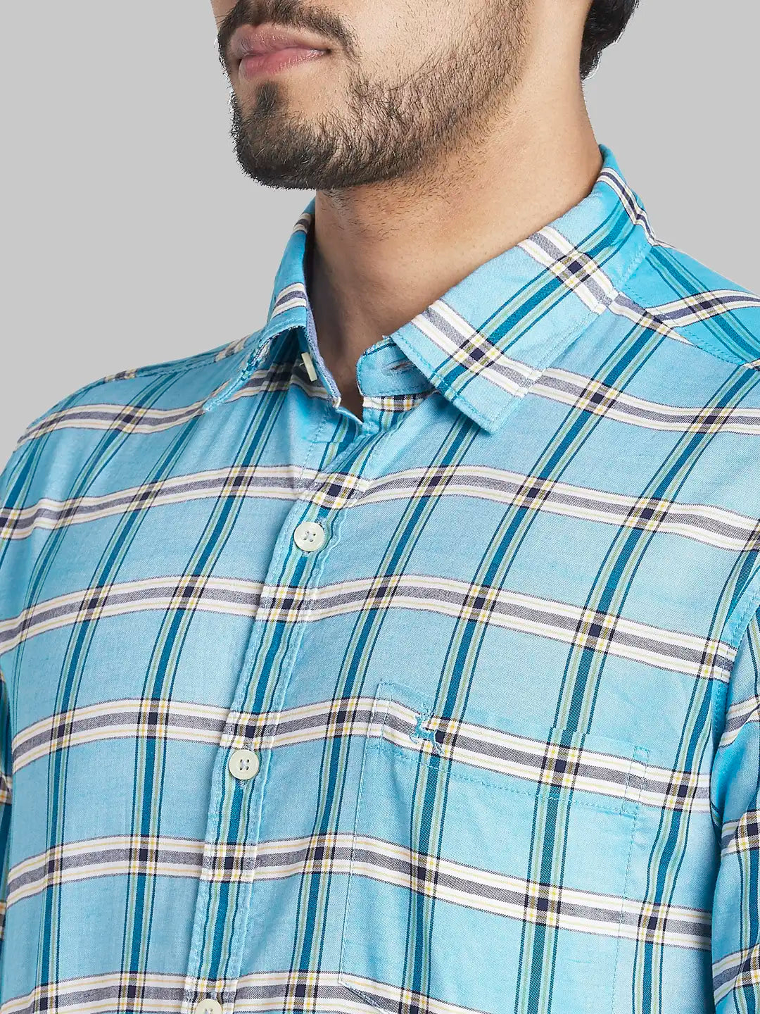 Men Slim Fit White Shirt