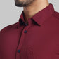 Men Slim Fit Medium Orange Shirt