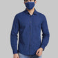 Men Slim Fit Dark Red Shirt